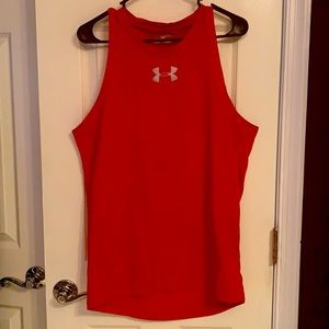 Two Men’s Under Armour heatgear muscle tanks